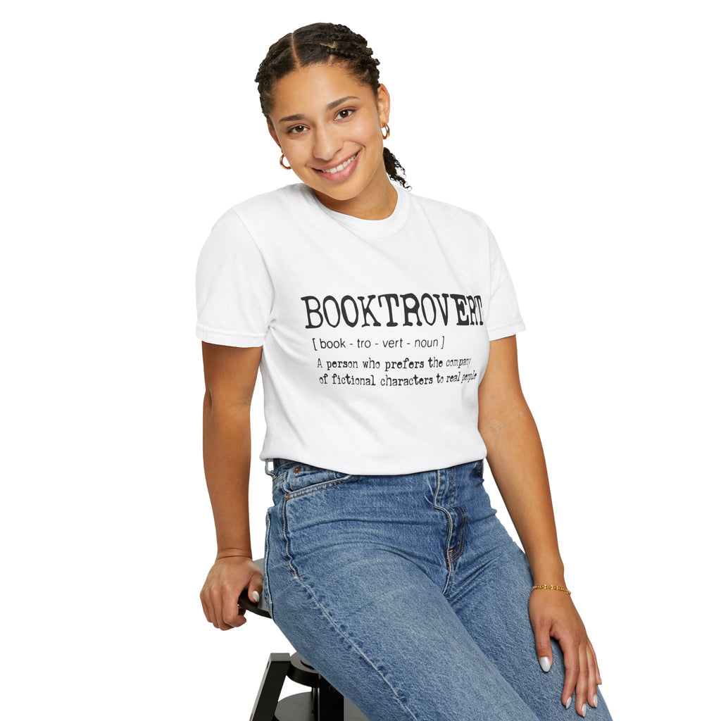 T-Shirt, Booktrovert T Shirt, Introvert Book Lover Tee, Reading Coffee Shirt, Literary Gift, Bookworm Top, Comfort Colors Tee, Unisex Gift