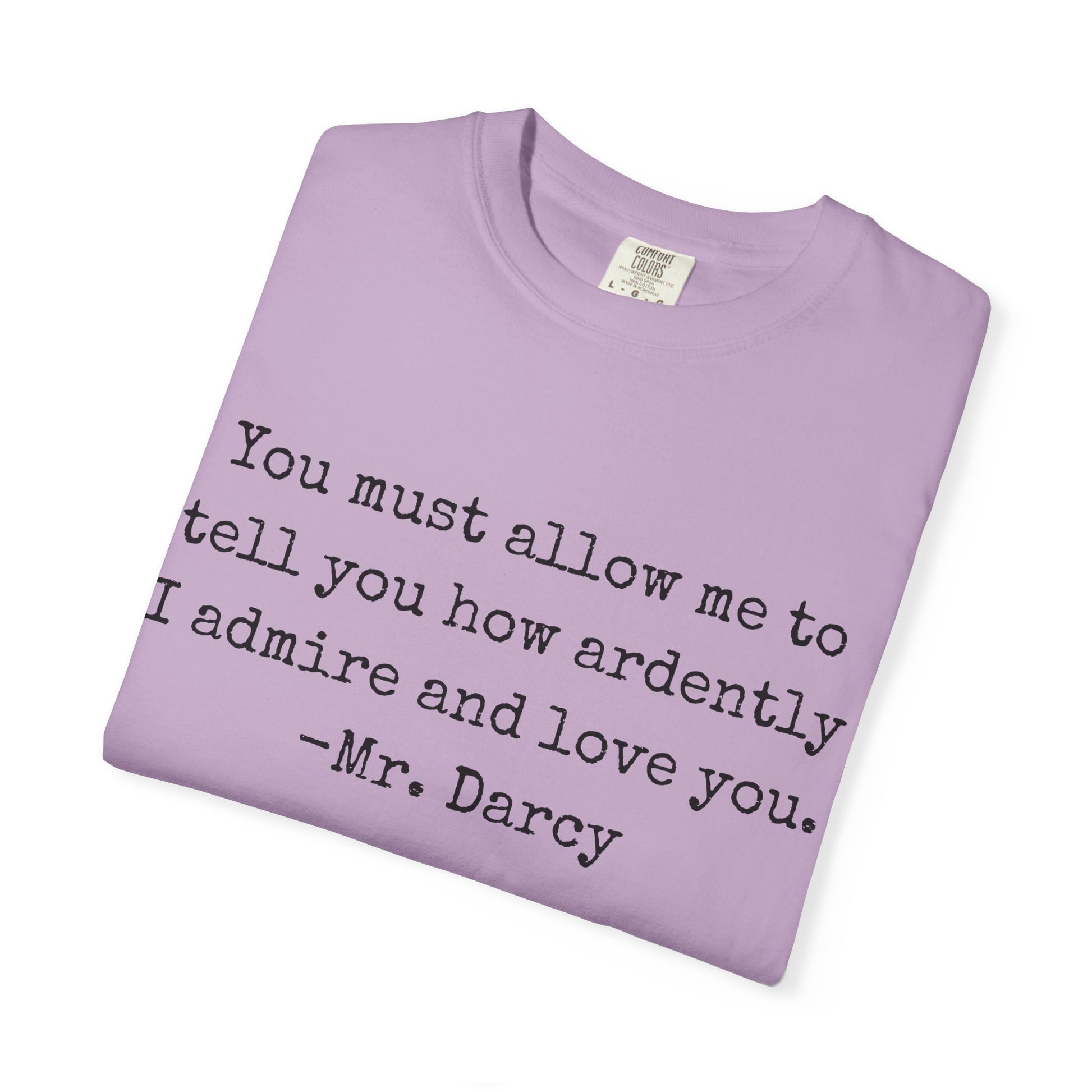 T-Shirt, Jane Austen Quote Shirt for Book Lovers, Literary Gift, Vintage Tee, Graphic Tee, Comfort Colors 1717 Unisex Garment-Dyed T-shirt, Bookish