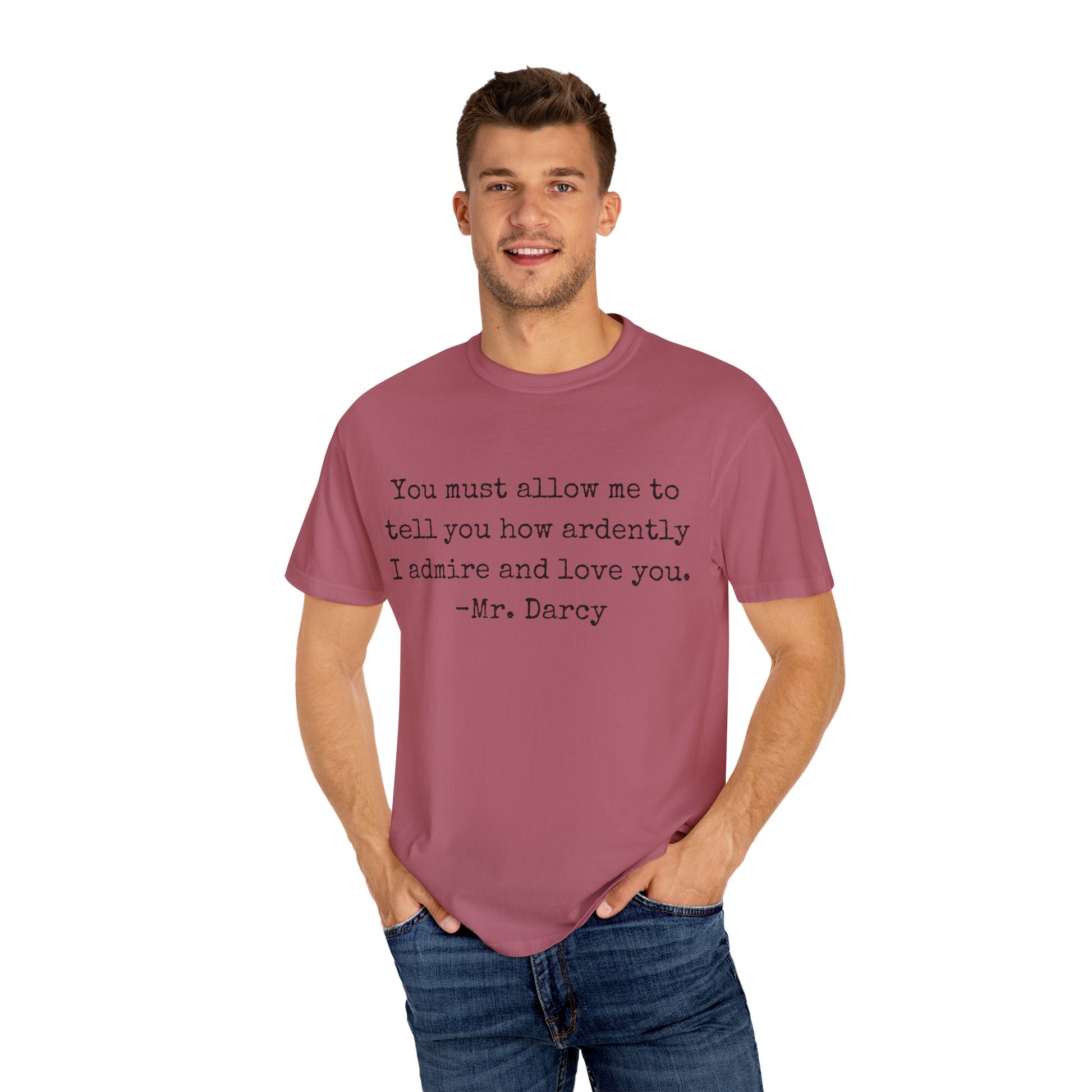 T-Shirt, Jane Austen Quote Shirt for Book Lovers, Literary Gift, Vintage Tee, Graphic Tee, Comfort Colors 1717 Unisex Garment-Dyed T-shirt, Bookish