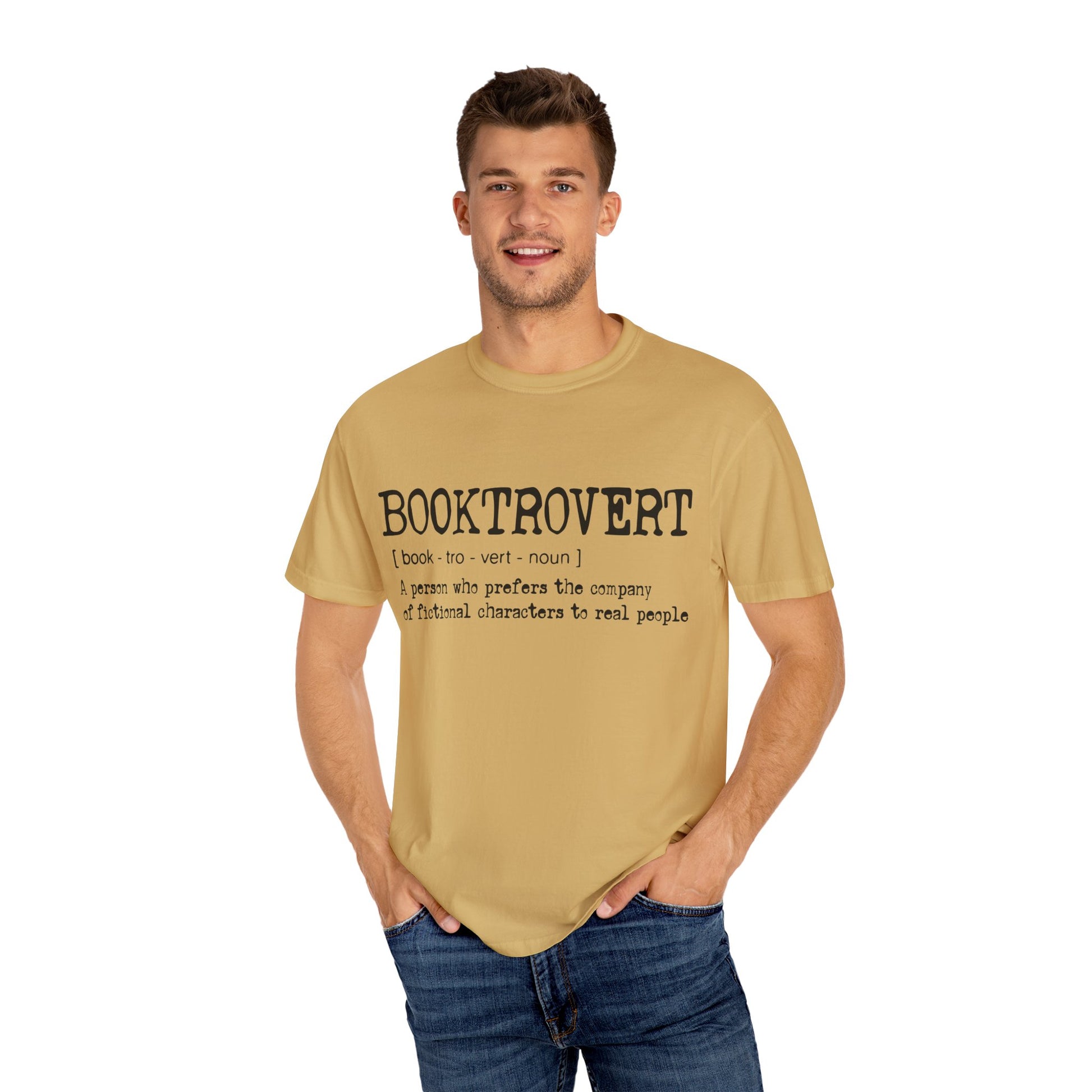 T-Shirt, Booktrovert T Shirt, Introvert Book Lover Tee, Reading Coffee Shirt, Literary Gift, Bookworm Top, Comfort Colors Tee, Unisex Gift