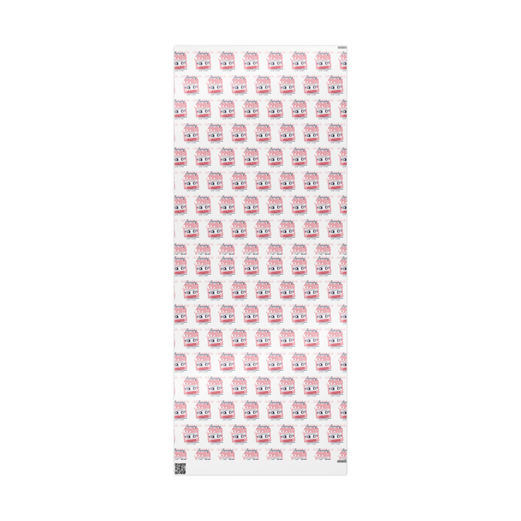 Gift Wrap - Personalized Retro Birthday Wrapping Paper, Custom Month and Year, The Best of 1985 Cassette Tape 40th Birthday