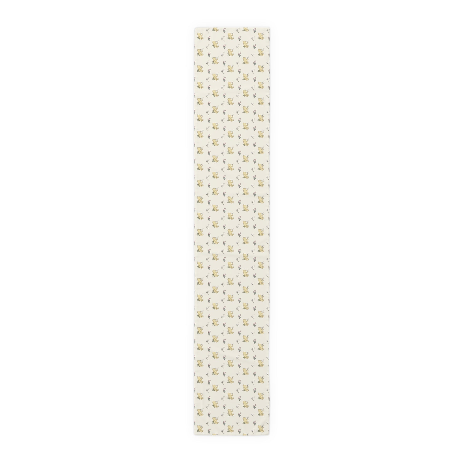 Table Runner, Classic Winnie the Pooh and Piglet blowing Dandelions cream, Home Decor, Kitchen Linens, Dining Room, Gift, Housewarming