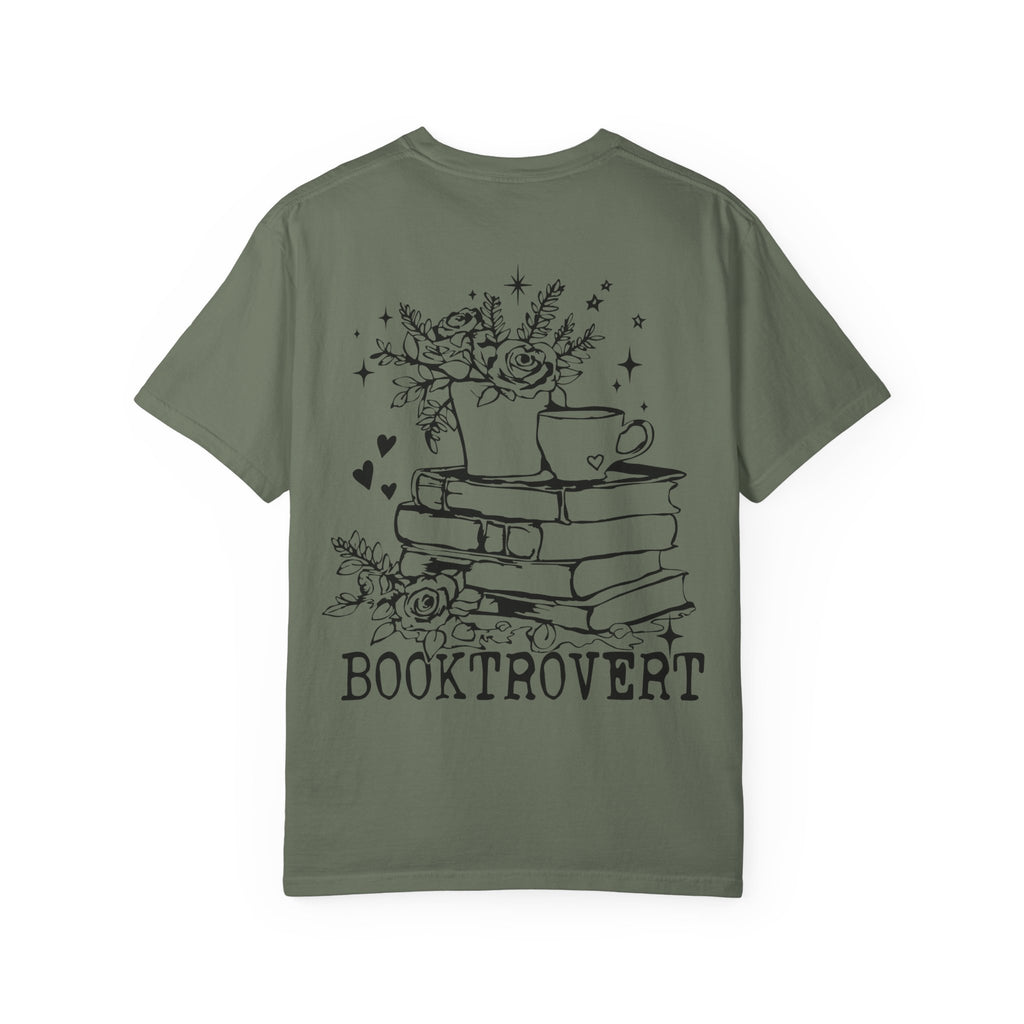 T-Shirt, Booktrovert T Shirt, Introvert Book Lover Tee, Reading Coffee Shirt, Literary Gift, Bookworm Top, Comfort Colors Tee, Unisex Gift