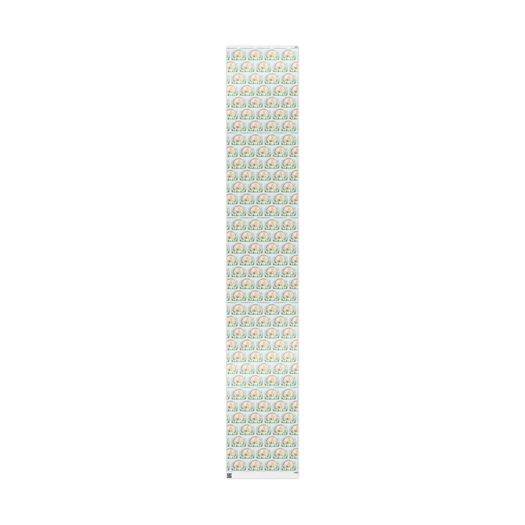 Gift Wrap, Classic Winnie the Pooh Wrapping Papers for Easter, Blue Pooh and Piglet Design, Holiday Present Packaging, Party, Festive