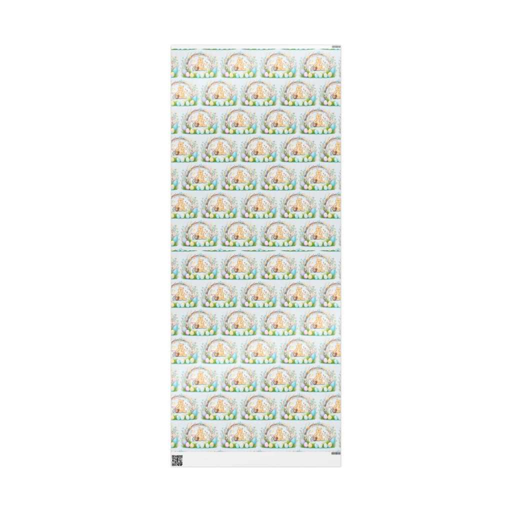 Gift Wrap, Classic Winnie the Pooh Wrapping Papers for Easter, Blue Pooh and Piglet Design, Holiday Present Packaging, Party, Festive
