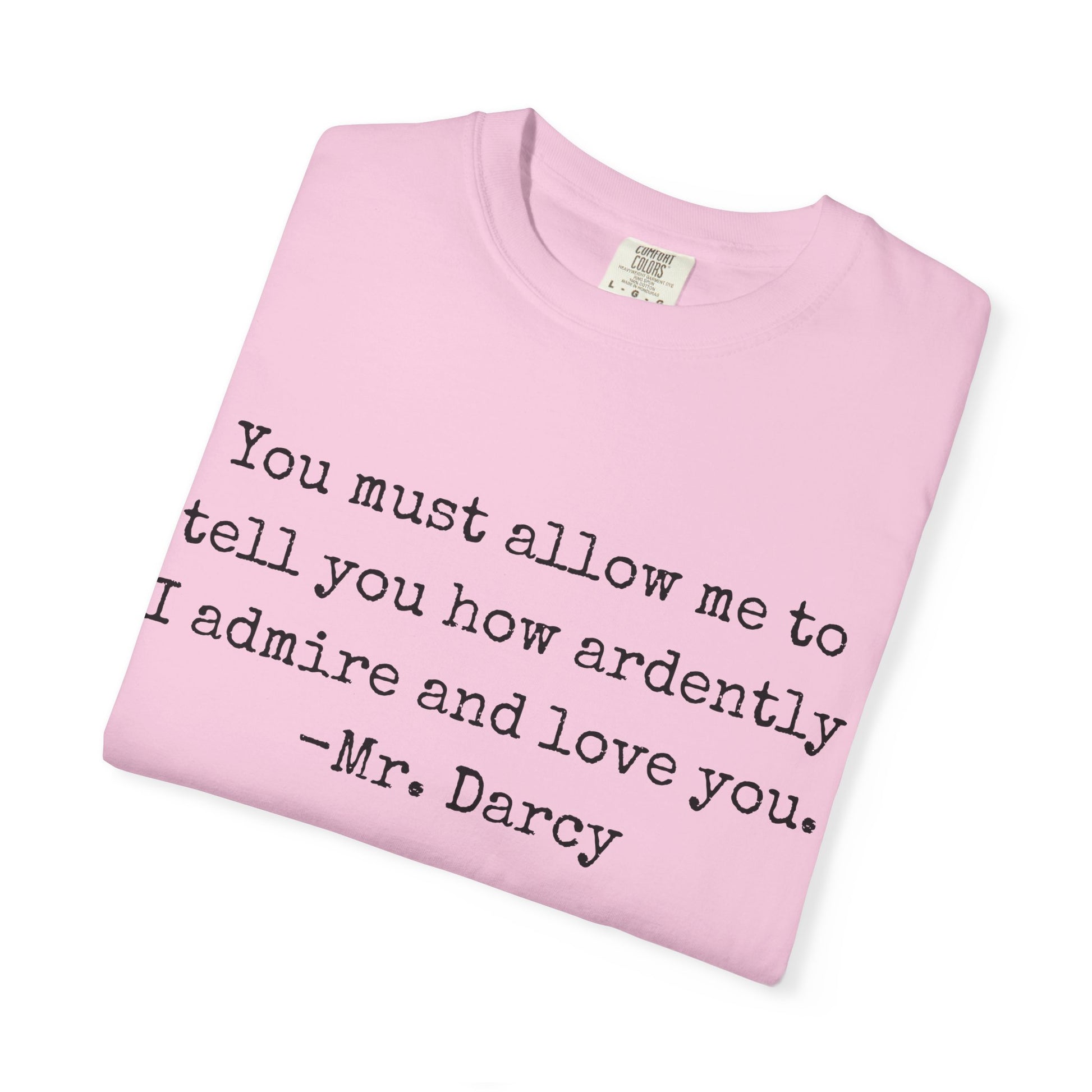 T-Shirt, Jane Austen Quote Shirt for Book Lovers, Literary Gift, Vintage Tee, Graphic Tee, Comfort Colors 1717 Unisex Garment-Dyed T-shirt, Bookish