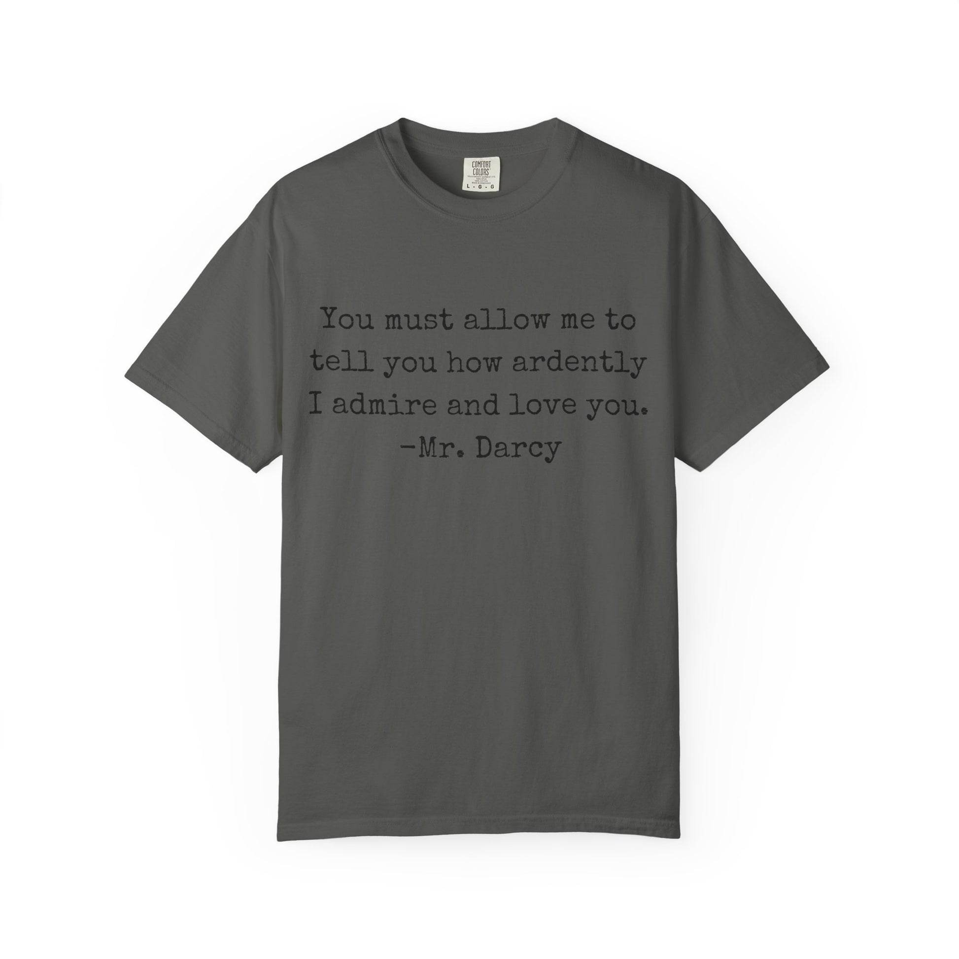 T-Shirt, Jane Austen Quote Shirt for Book Lovers, Literary Gift, Vintage Tee, Graphic Tee, Comfort Colors 1717 Unisex Garment-Dyed T-shirt, Bookish