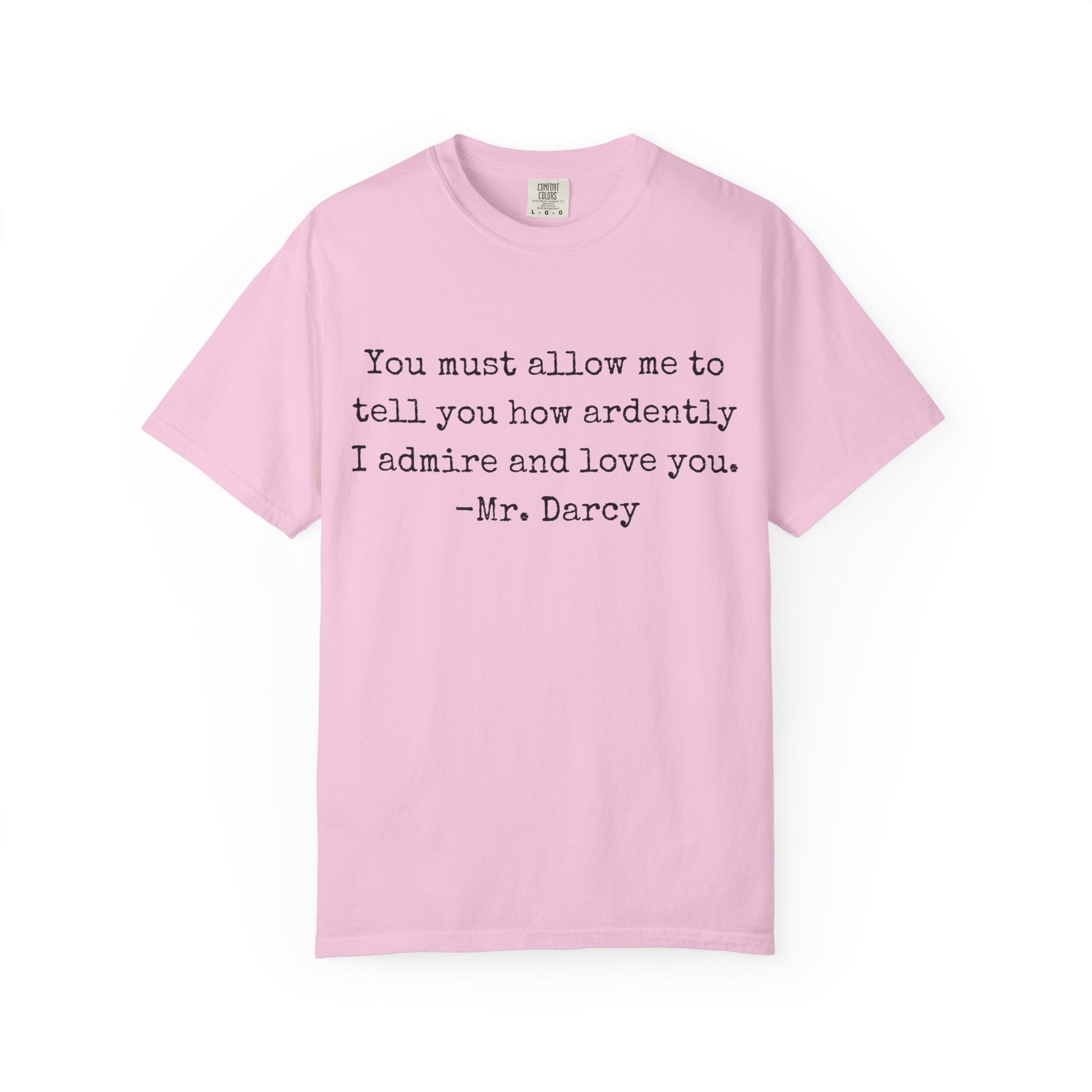 T-Shirt, Jane Austen Quote Shirt for Book Lovers, Literary Gift, Vintage Tee, Graphic Tee, Comfort Colors 1717 Unisex Garment-Dyed T-shirt, Bookish