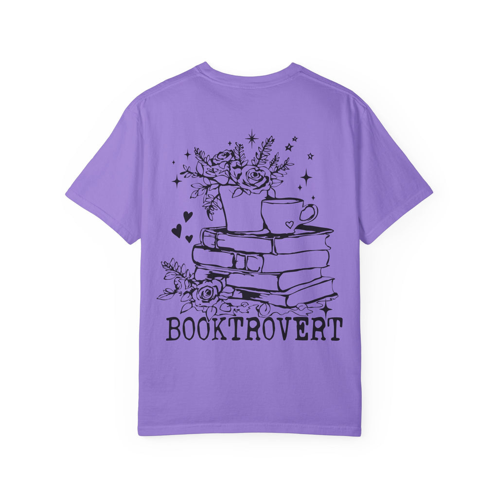 T-Shirt, Booktrovert T Shirt, Introvert Book Lover Tee, Reading Coffee Shirt, Literary Gift, Bookworm Top, Comfort Colors Tee, Unisex Gift