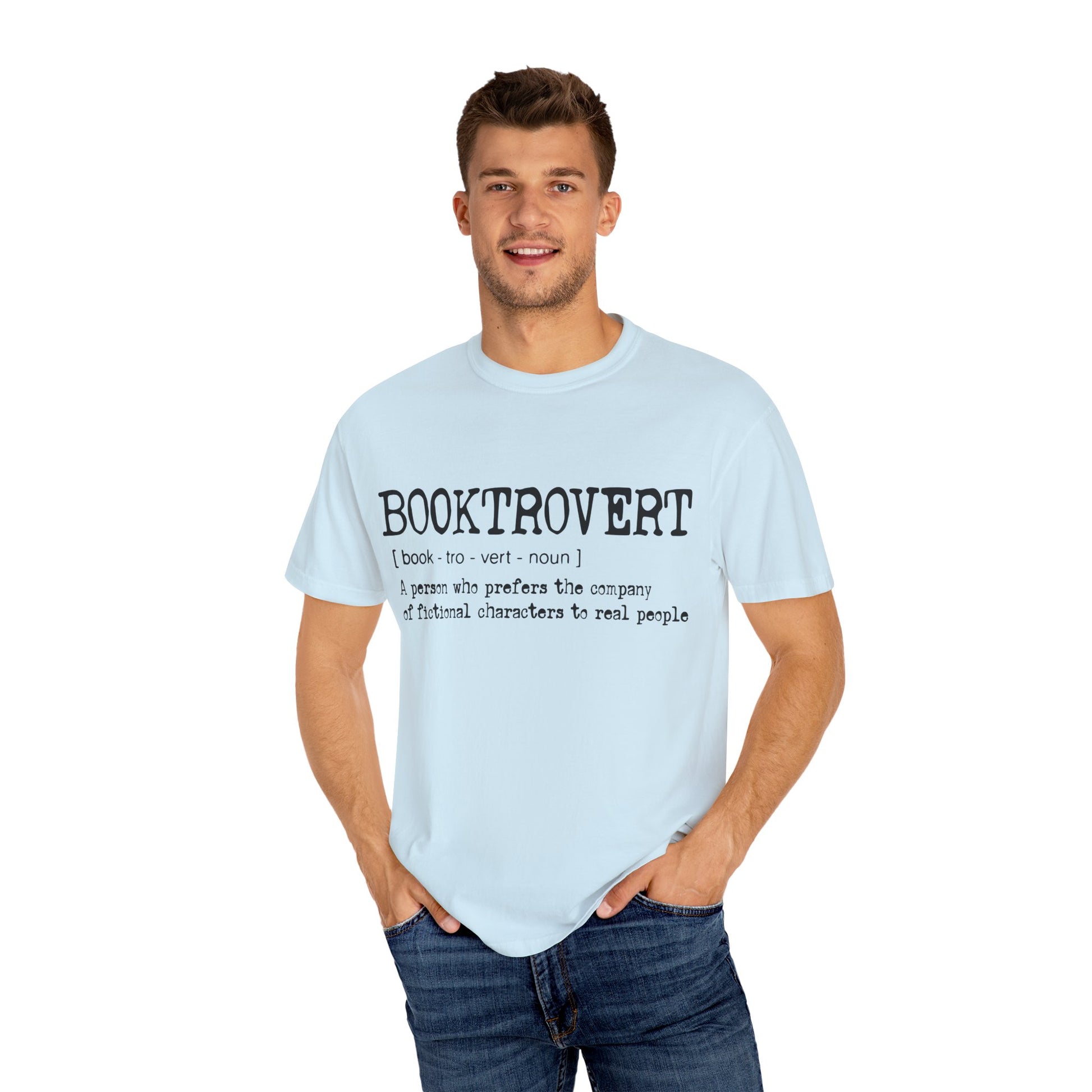 T-Shirt, Booktrovert T Shirt, Introvert Book Lover Tee, Reading Coffee Shirt, Literary Gift, Bookworm Top, Comfort Colors Tee, Unisex Gift